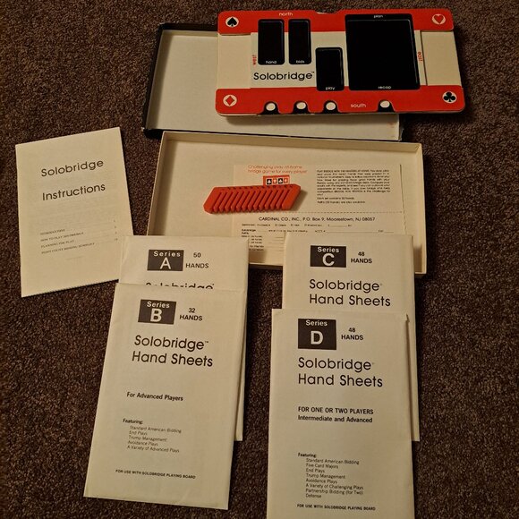 Vintage 1976 Solobridge card game by Cardinal Company - Picture 5 of 7